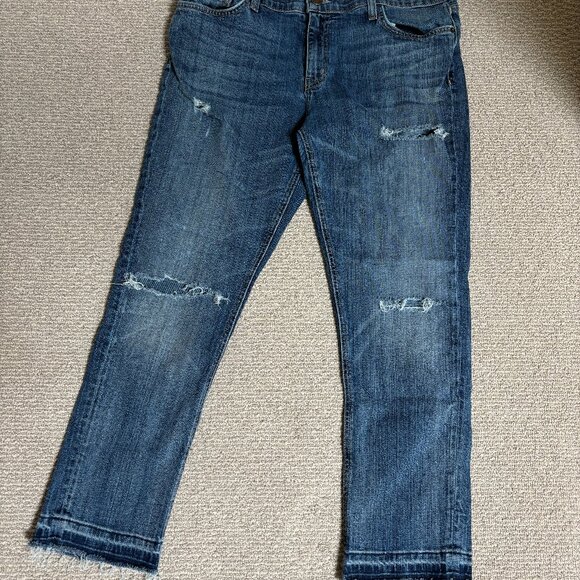 Current Elliot - The Cropped Straight w/Released Hem - Size 31 - Picture 1 of 15